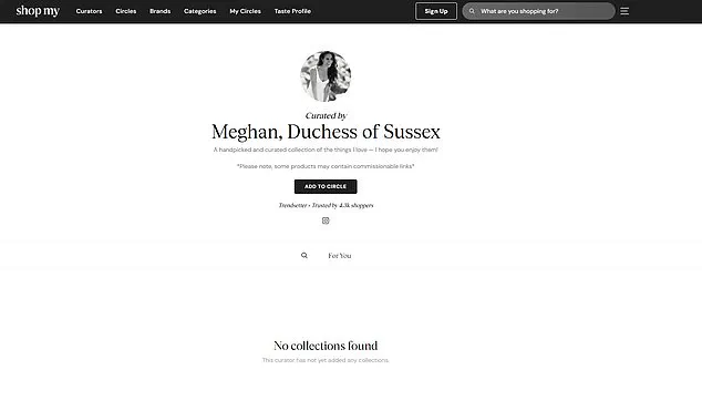Meghan Markle's 'Disgraced' Retail Venture ShopMy Shuttered, Raising Questions About Sustainability and Public Trust