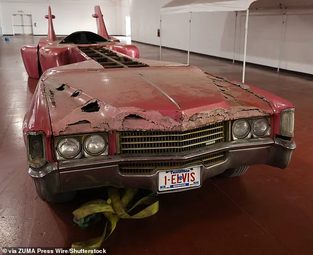 Iconic Elvis Presley Pink Cadillac Guitar-Shaped Car Finds Permanent Home in Florida