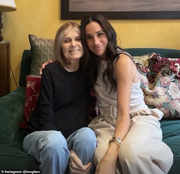 Meghan Markle's Controversial Encounter with Gloria Steinem Sparks Outcry Over Hypocrisy and Self-Serving Agenda