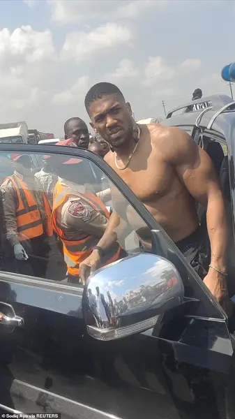 Anthony Joshua Survives Car Crash, Pays Respect at Funeral Home After Tragedy