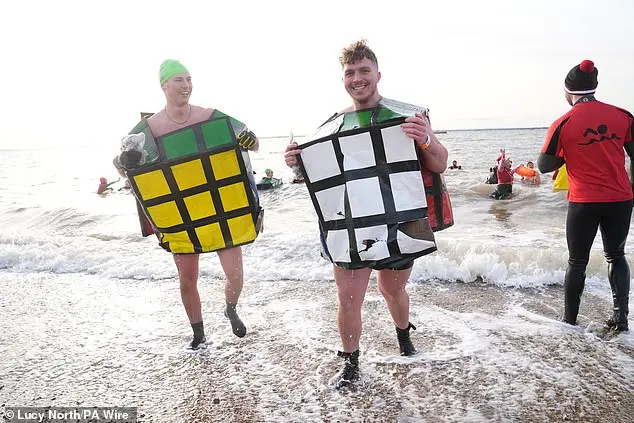 New Year's Day Swim Celebrations Highlight Community Spirit Amidst Cold Weather