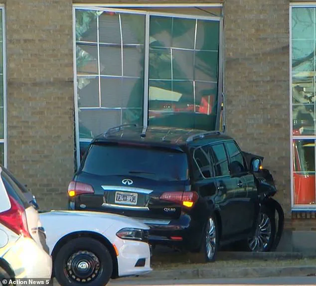 Car Crash with Failed Brakes Shatters Cafeteria Wall at Memphis High School