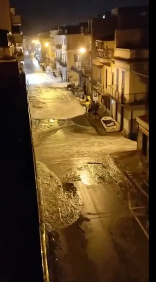 Exclusive Footage Reveals Privileged Glimpse of Sicily's Tsunami-Style Storm Surge Chaos