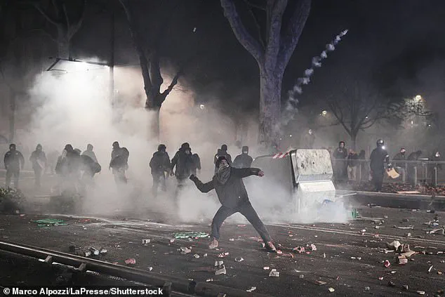 Violent Turin Riot Leaves Over 100 Police Injured Amid Protest Over Cultural Centre Closure