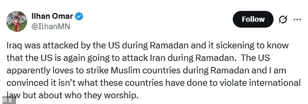 Congresswoman Ilhan Omar Faces Backlash Over Misleading Claim About U.S. Military Actions During Ramadan