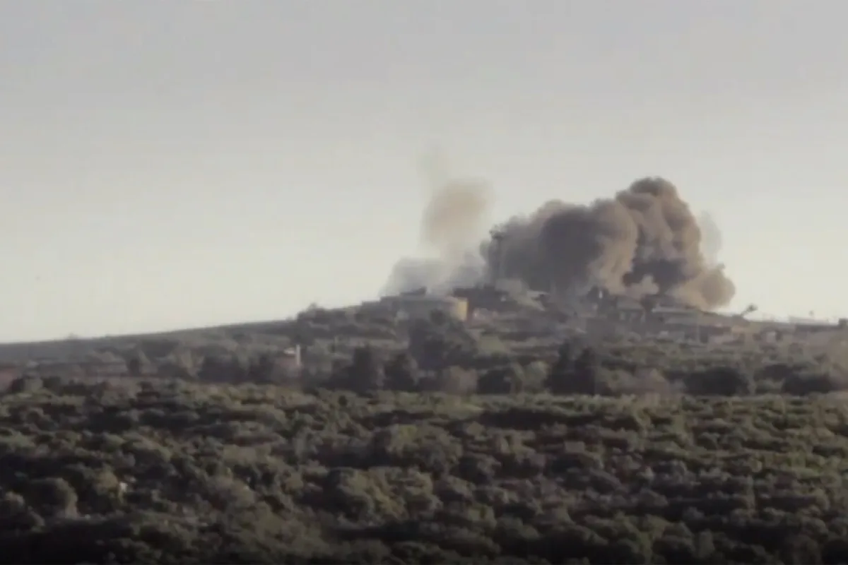 Israeli Military Launches Massive Strike on Hezbollah Positions in Southern Lebanon, Targeting Immediate Combat Capabilities