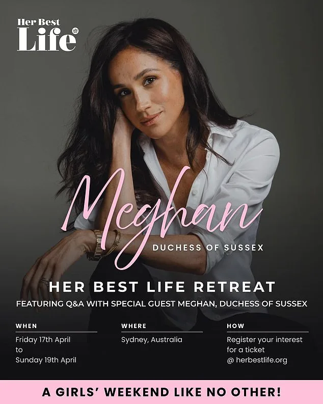 Meghan Markle's £1,700 'Girls' Weekend' in Australia Sparks Global Controversy