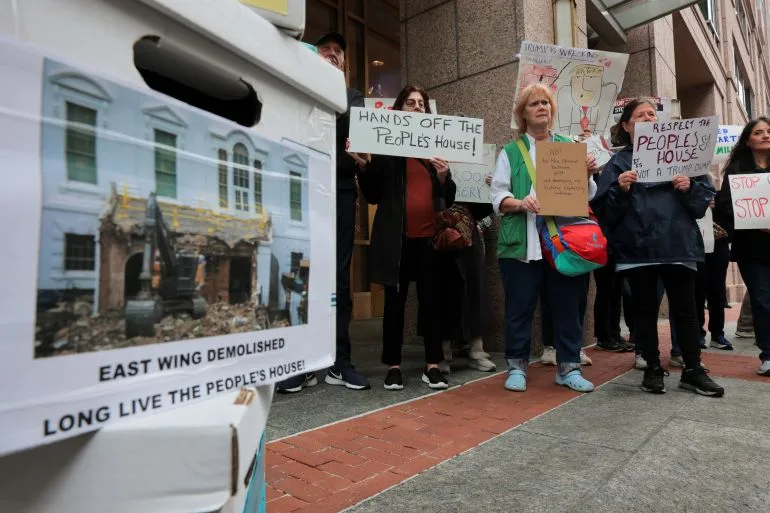 Trump Admin Pushes to Restart Ballroom Project, Citing Security Risks After Court Blocks Work