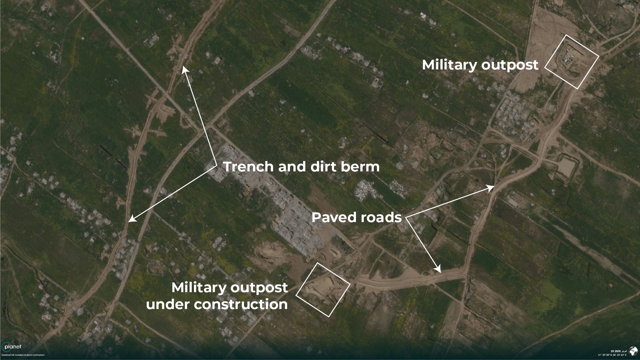 US-backed Gaza reconstruction stalls as Israel builds permanent military bases.