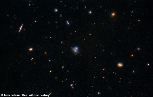 Astronomers Solve Mystery of Rare Blue Flashes Caused by Black Hole Collisions