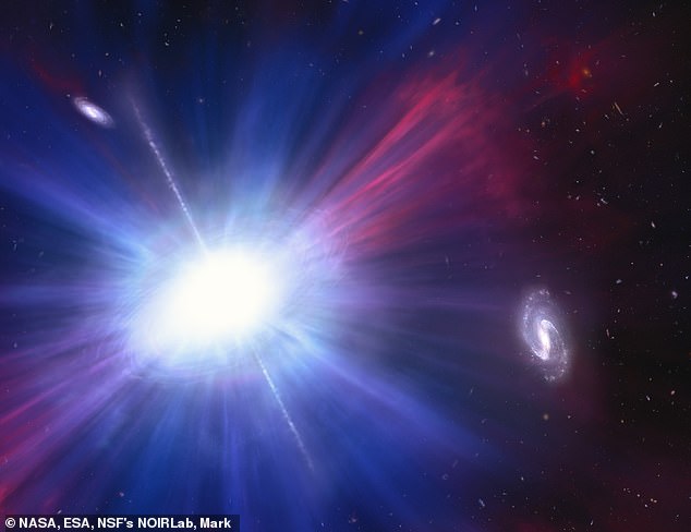 Astronomers Solve Mystery of Rare Blue Flashes Caused by Black Hole Collisions